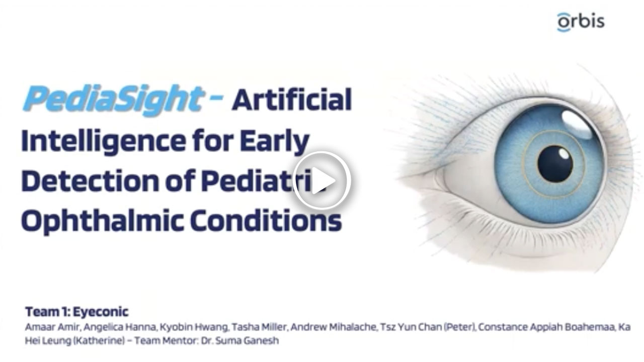 Team 1 Video Poster: PediaSight - Artificial Intelligence for Early Detection of Pediatric Ophthalmic Conditions